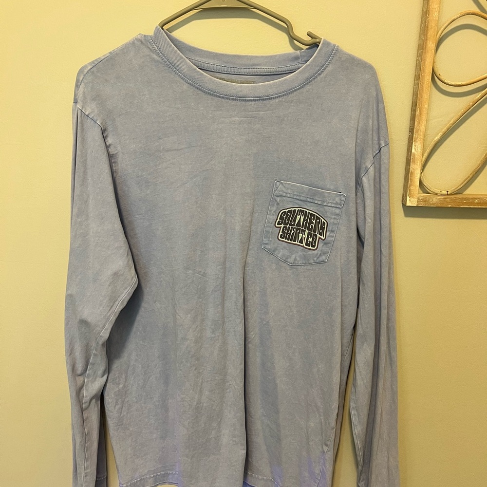 The Southern Shirt Company Light Blue Long Sleeve Tee